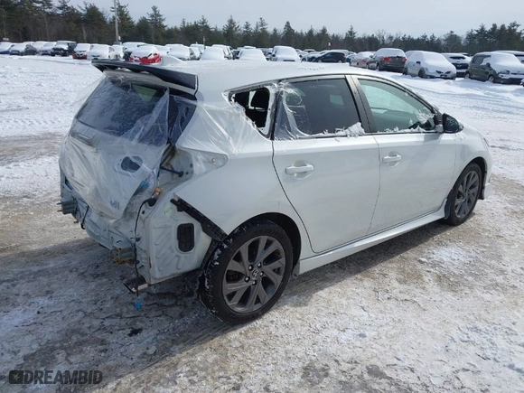 2017 Toyota Corolla iM with VIN JTNKARJE9HJ525578, listed as a IAAI auction lot 41549016 with 66,997 mi miles. Bid and sale history available at carsss.com. Image 4.