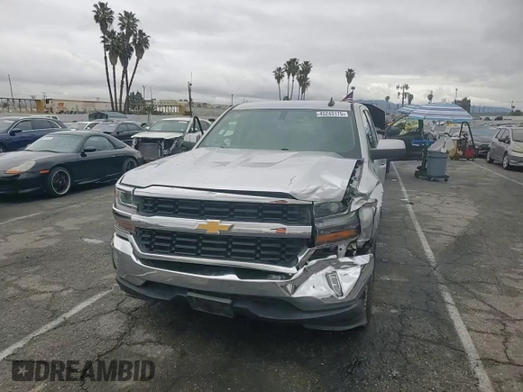 2017 Chevrolet Silverado 1500 LT with VIN 1GCPCREC7HF142769, listed as a Copart auction lot 45243175 with 188,038 mi miles and Salvage Title. Bid and sale history available at DreamBid. Image 10.