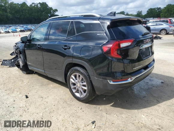 2023 GMC Terrain SLT with VIN 3GKALVEG2PL260853, listed as a Copart auction lot 50393865 with 44,837 mi miles and Clean Title. Bid and sale history available at carsss.com. Image 2.