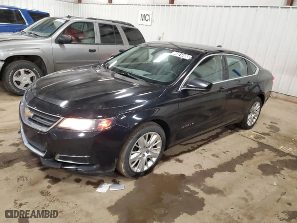 2017 Chevrolet Impala LS with VIN 2G11X5S31H9167014, listed as a Copart auction lot 44214465 with 116,812 mi miles and Clean Title. Bid and sale history available at carsss.com. Image 1.