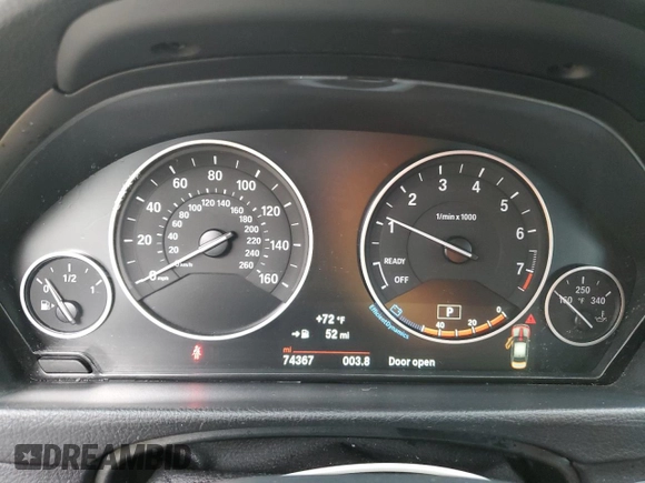 2016 BMW 3 Series 320i xDrive с VIN WBA8E5G50GNU21486, выставлен на аукционе Copart как лот 52612825 с пробегом 74 367 миль миль и Списание • Salvage title. История ставок и продаж доступна на DreamBid. Изображение 9.