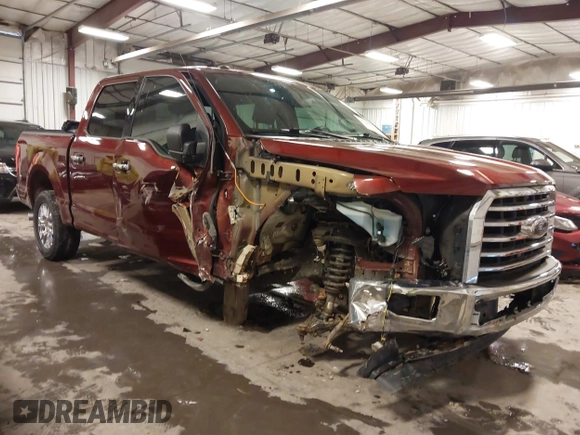 2016 Ford F-150 XL with VIN 1FTEW1CF6GKD56977, listed as a IAAI auction lot 41705597 with 114,743 mi miles and . Bid and sale history available at carsss.com. Image 1.