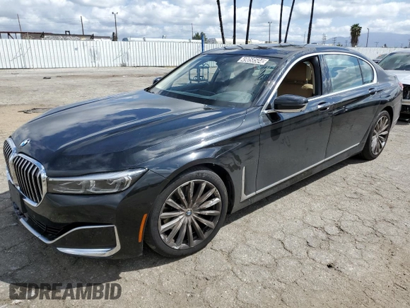 2022 BMW 7 Series 740i xDrive with VIN WBA7T4C05NCH98218, listed as a Copart auction lot 49058504 with 32,198 mi miles and . Bid and sale history available at DreamBid. Image 1.