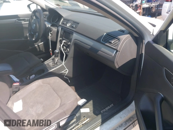 2016 Volkswagen Passat S with VIN 1VWAT7A3XGC036460, listed as a IAAI auction lot 42466059 with 91,672 mi miles and . Bid and sale history available at DreamBid. Image 5.