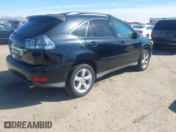 2006 Lexus RX 330 with VIN JTJGA31U560061137, listed as a IAAI auction lot 41686946 with 158,094 mi miles. Bid and sale history available at carsss.com. Image 4.
