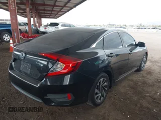 2016 Honda Civic Sedan EX with VIN 2HGFC2F83GH573539, listed as a IAAI auction lot 41736231 with 83,118 mi miles. Bid and sale history available at carsss.com. Image 4.