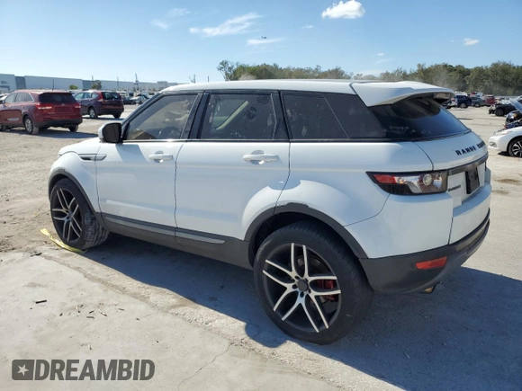 2012 Land Rover Range Rover Evoque Pure Premium with VIN SALVR2BG2CH614807, listed as a Copart auction lot 82438974 with 106,492 mi miles and Salvage Title. Bid and sale history available at carsss.com. Image 2.