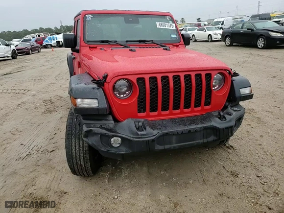 2024 Jeep Wrangler Sport S with VIN 1C4PJXDN0RW108199, listed as a Copart auction lot 88981575 with 21,222 mi miles and Salvage Title. Bid and sale history available at carsss.com. Image 11.