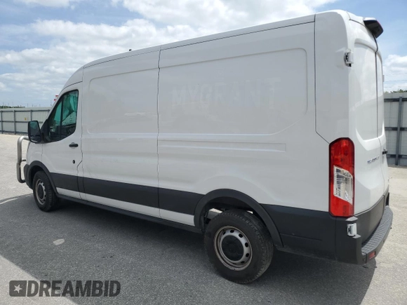 2023 Ford Transit Cargo with VIN 1FTBR1C84PKA41655, listed as a Copart auction lot 42423115 with 125,492 mi miles and Salvage Title. Bid and sale history available at carsss.com. Image 2.