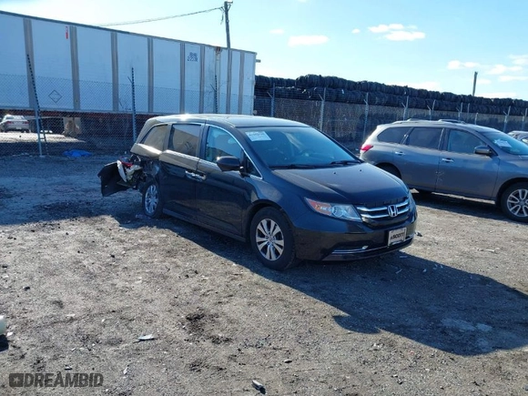 2016 Honda Odyssey SE with VIN 5FNRL5H34GB139571, listed as a IAAI auction lot 41602695 with 118,960 mi miles. Bid and sale history available at carsss.com. Image 1.
