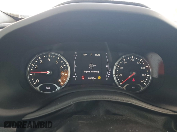 2018 Jeep Renegade Sport with VIN ZACCJBAB8JPJ44121, listed as a Copart auction lot 46393245 with 85,293 mi miles and Salvage title. Bid and sale history available at DreamBid. Image 9.