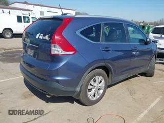 2013 Honda CR-V EX-L with VIN 2HKRM3H74DH513193, listed as a IAAI auction lot 41781093 with 94,003 mi miles and . Bid and sale history available at DreamBid. Image 4.