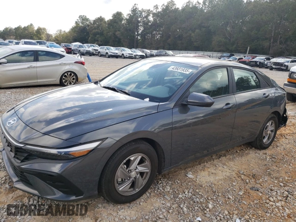 2024 Hyundai Elantra SE with VIN KMHLL4DG3RU794576, listed as a Copart auction lot 43931935 with 2,194 mi miles and Salvage title. Bid and sale history available at DreamBid. Image 1.