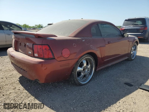 2002 Ford Mustang GT Deluxe with VIN 1FAFP42XX2F147813, listed as a Copart auction lot 51479485 with Not provided miles and Salvage title. Bid and sale history available at DreamBid. Image 3.