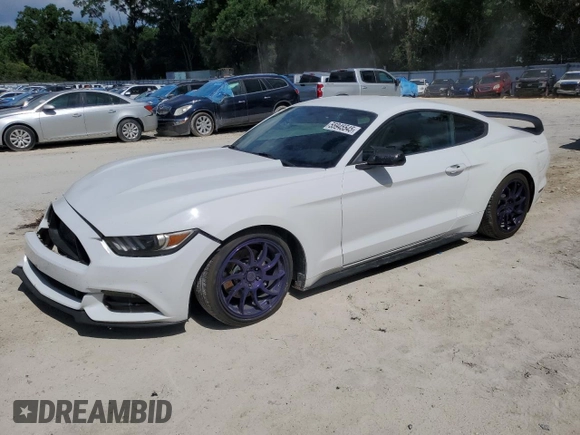 2017 Ford Mustang V6 with VIN 1FA6P8AM8H5335405, listed as a Copart auction lot 55945545 with 89,899 mi miles and Salvage title. Bid and sale history available at DreamBid. Image 1.