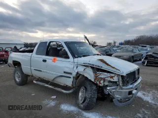 2001 Dodge Ram 2500 with VIN 1B7KF23661J550947, listed as a Copart auction lot 82418314 with 0 mi miles and Salvage Title. Bid and sale history available at carsss.com. Image 4.