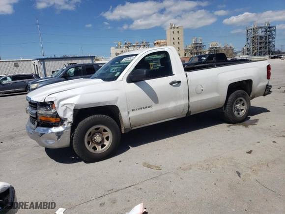 2018 Chevrolet Silverado 1500 Work Truck with VIN 1GCNCNEC2JZ906886, listed as a Copart auction lot 48553425 with 115,864 mi miles and Salvage Title. Bid and sale history available at carsss.com. Image 1.