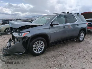 2018 Chevrolet Traverse LT Cloth with VIN 1GNEVGKWXJJ134986, listed as a Copart auction lot 49014745 with 86,961 mi miles and Salvage Title. Bid and sale history available at carsss.com. Image 1.