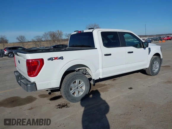 2023 Ford F-150 XL with VIN 1FTEW1EB6PKD46153, listed as a IAAI auction lot 41441521 with 122,754 mi miles and . Bid and sale history available at carsss.com. Image 4.