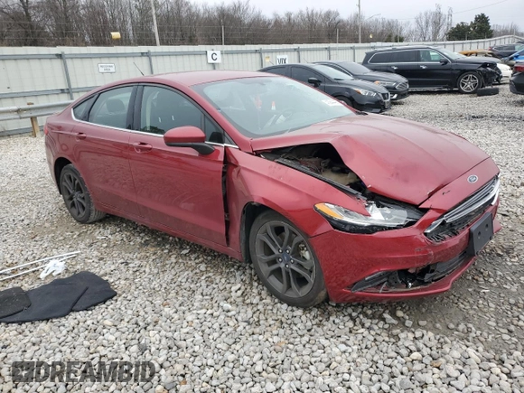 2018 Ford Fusion S with VIN 3FA6P0G71JR276266, listed as a Copart auction lot 43944495 with 80,477 mi miles and Salvage Title. Bid and sale history available at carsss.com. Image 4.