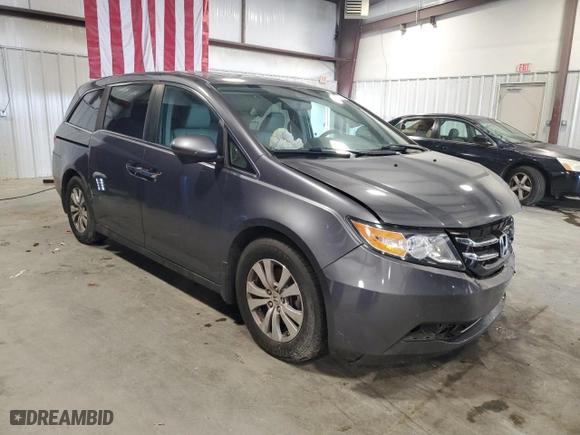 2014 Honda Odyssey EX-L with VIN 5FNRL5H66EB126621, listed as a Copart auction lot 44330205 with 100,277 mi miles and Salvage Title. Bid and sale history available at carsss.com. Image 4.