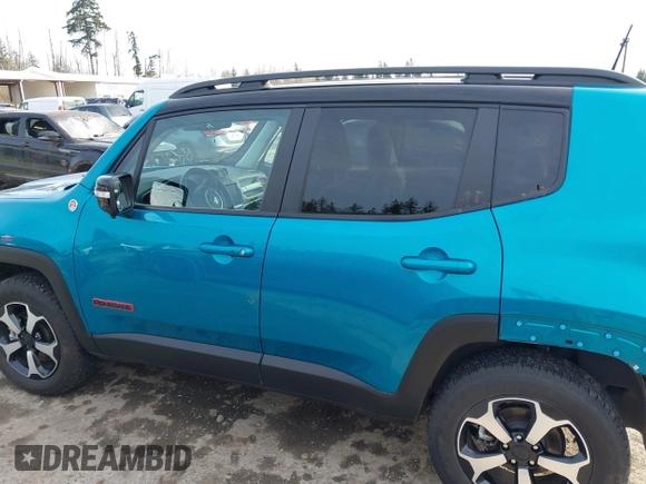 2022 Jeep Renegade Trailhawk with VIN ZACNJDC16NPN46704, listed as a IAAI auction lot 41648262 with 21,358 mi miles and . Bid and sale history available at DreamBid. Image 15.