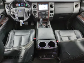 2016 Ford Expedition Max Platinum with VIN 1FMJK1MT5GEF52174, listed as a Copart auction lot 49000355 with 112,451 mi miles and Salvage title. Bid and sale history available at DreamBid. Image 8.