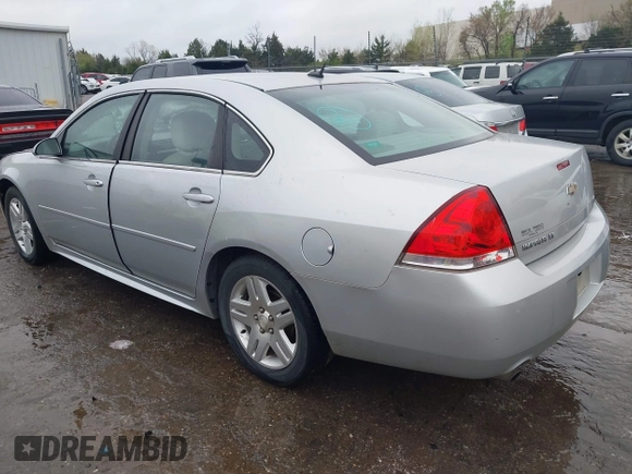 2012 Chevrolet Impala LT Fleet with VIN 2G1WG5E3XC1247517, listed as a IAAI auction lot 41951635 with 184,635 mi miles and . Bid and sale history available at DreamBid. Image 3.