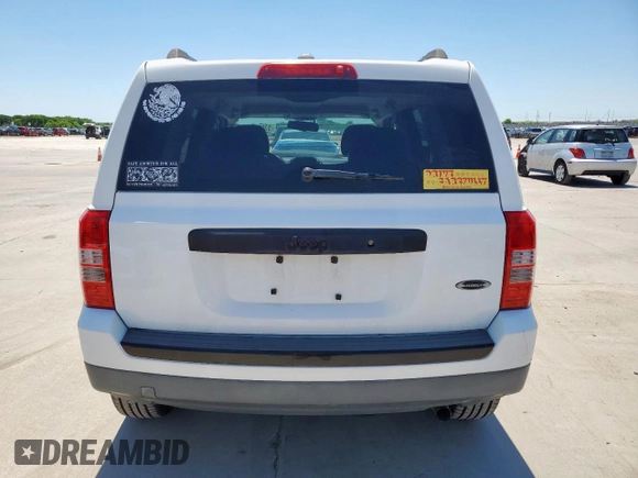 2015 Jeep Patriot Altitude Edition with VIN 1C4NJPBA3FD170968, listed as a Copart auction lot 53975495 with 72,008 mi miles and Salvage Title. Bid and sale history available at carsss.com. Image 6.