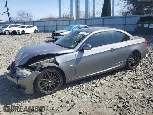 2013 BMW 3 Series 328i with VIN WBADW7C54DE731049, listed as a Copart auction lot 49178835 with 107,689 mi miles and Salvage Title. Bid and sale history available at carsss.com. Image 1.