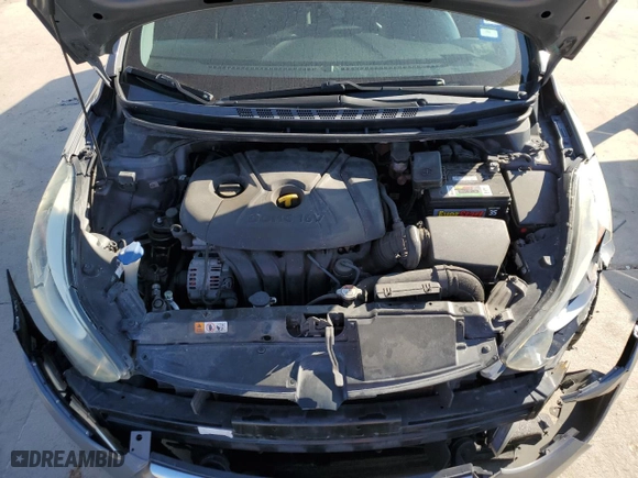 2014 Hyundai Elantra Limited with VIN 5NPDH4AE0EH487044, listed as a Copart auction lot 41521755 with 141,421 mi miles and Salvage Title. Bid and sale history available at carsss.com. Image 11.