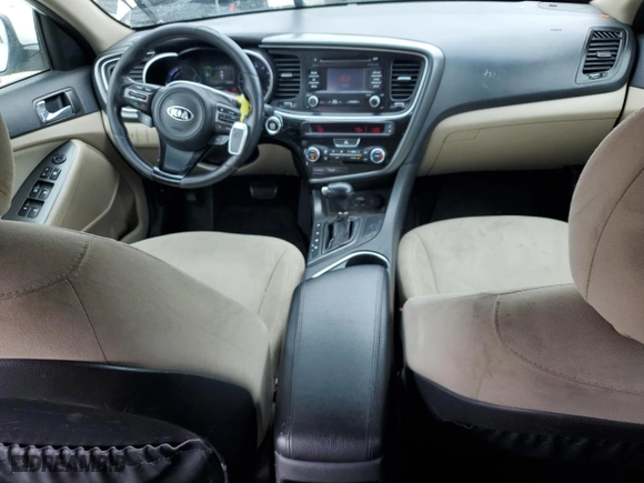 2015 Kia Optima Hybrid with VIN KNAGM4AD7F5078912, listed as a Copart auction lot 45307825 with NaN miles and Clean Title. Bid and sale history available at carsss.com. Image 8.