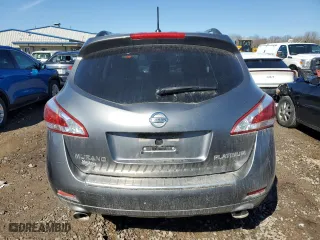 2014 Nissan Murano LE with VIN JN8AZ1MU4EW418809, listed as a Copart auction lot 49585985 with 130,694 mi miles and Salvage Title. Bid and sale history available at carsss.com. Image 6.