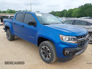 2022 Chevrolet Colorado 4WD Z71 z VIN 1GCGTDEN8N1152160, wystawiony jako IAAI lot #42103617 z przebiegiem 43 304 mil mil oraz . Historia ofert i sprzedaży dostępna na DreamBid. Obrazek 1.