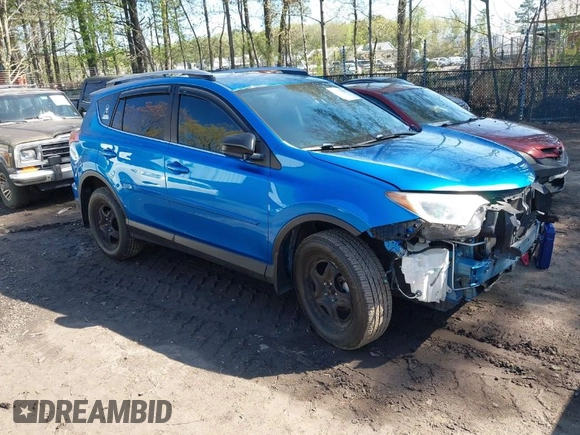 2018 Toyota RAV4 LE with VIN JTMBFREV3JJ253566, listed as a IAAI auction lot 41978107 with 49,729 mi miles. Bid and sale history available at carsss.com. Image 1.