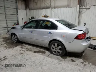 2007 Kia Optima EX with VIN KNAGE124275127221, listed as a Copart auction lot 46538705 with 229,606 mi miles and Salvage Title. Bid and sale history available at carsss.com. Image 2.