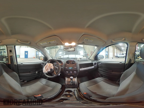 2017 Jeep Compass Sport with VIN 1C4NJCBA9HD146346, listed as a Copart auction lot 52344825 with 144,097 mi miles and Salvage Title. Bid and sale history available at DreamBid. Image 13.