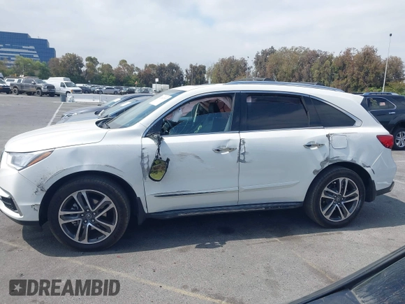 2018 Acura MDX Advance with VIN 5J8YD4H80JL012045, listed as a IAAI auction lot 42343187 with 49,461 mi miles and . Bid and sale history available at DreamBid. Image 14.