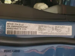 2024 Dodge Durango GT Plus с VIN 1C4RDHDG4RC237507, выставлен на аукционе Copart как лот 86144994 с пробегом Не указан миль и На запчасти • Non repairable. История ставок и продаж доступна на DreamBid. Изображение 14.