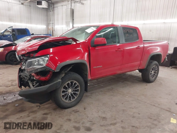 2018 Chevrolet Colorado 4WD ZR2 with VIN 1GCGTEEN6J1154778, listed as a IAAI auction lot 41191488 with 93,560 mi miles. Bid and sale history available at carsss.com. Image 2.