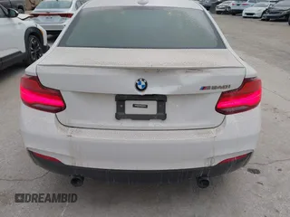 2018 BMW 2 Series M240i with VIN WBA2J5C55JVB27826, listed as a IAAI auction lot 40183646 with 46,436 mi miles. Bid and sale history available at carsss.com. Image 16.