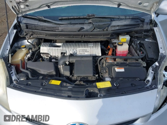 2013 Toyota Prius One with VIN JTDKN3DU6D5603472, listed as a IAAI auction lot 41808870 with 213,784 mi miles. Bid and sale history available at carsss.com. Image 10.