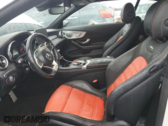 2017 Mercedes-Benz C 63 AMG with VIN WDDWK8GB0HF523852, listed as a Copart auction lot 83946354 with 32,202 mi miles and Salvage title. Bid and sale history available at DreamBid. Image 7.