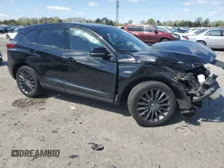 2024 Acura RDX w/A-Spec Advance Package with VIN 5J8TC2H83RL001330, listed as a Copart auction lot 52334685 with 10,401 mi miles and Salvage Title. Bid and sale history available at carsss.com. Image 4.