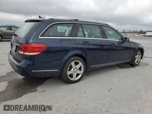 2014 Mercedes-Benz E 350 Luxury with VIN WDDHH8JB6EA809262, listed as a Copart auction lot 51817555 with 122,948 mi miles and Salvage Title. Bid and sale history available at DreamBid. Image 3.