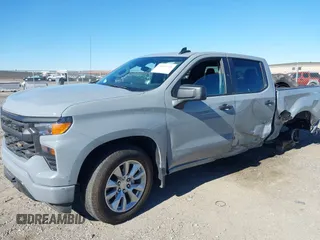 2024 Chevrolet Silverado 1500 Custom with VIN 1GCPABEK9RZ232509, listed as a IAAI auction lot 40923116 with 12,719 mi miles and . Bid and sale history available at DreamBid. Image 16.