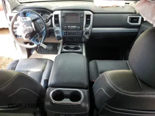 2018 Nissan Titan Platinum Reserve with VIN 1N6BA1F49JN521225, listed as a Copart auction lot 69831004 with 92,536 mi miles and Salvage title. Bid and sale history available at DreamBid. Image 8.