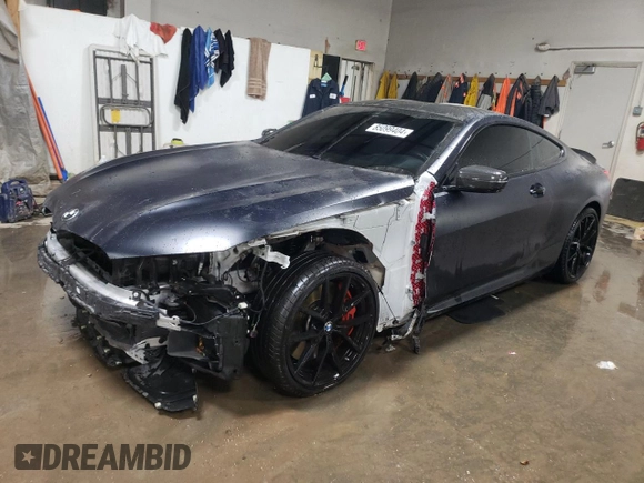 2019 BMW 8 Series M850i xDrive with VIN WBABC4C50KBU95710, listed as a Copart auction lot 85099404 with 58,463 mi miles and Salvage title. Bid and sale history available at DreamBid. Image 1.