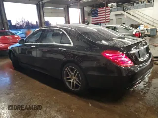 2017 Mercedes-Benz S 550 with VIN WDDUG8FB9HA312320, listed as a Copart auction lot 84599974 with 108,871 mi miles and Salvage Title. Bid and sale history available at carsss.com. Image 2.