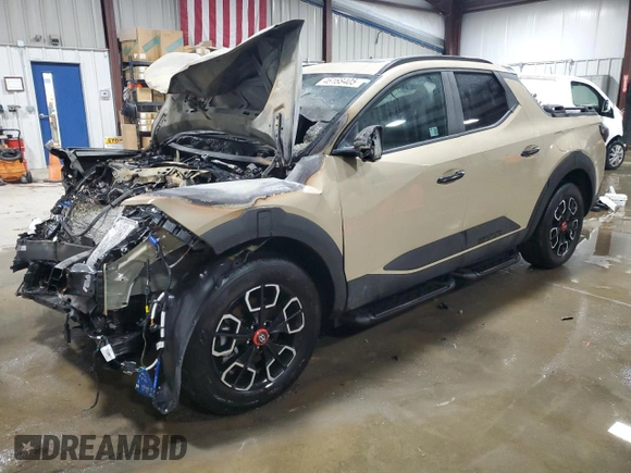2024 Hyundai Santa Cruz XRT z VIN 5NTJDDDF1RH105338, wystawiony jako Copart lot #46168405 z przebiegiem Nie podano mil oraz Szkoda całkowita • Salvage title. Historia ofert i sprzedaży dostępna na DreamBid. Obrazek 1.